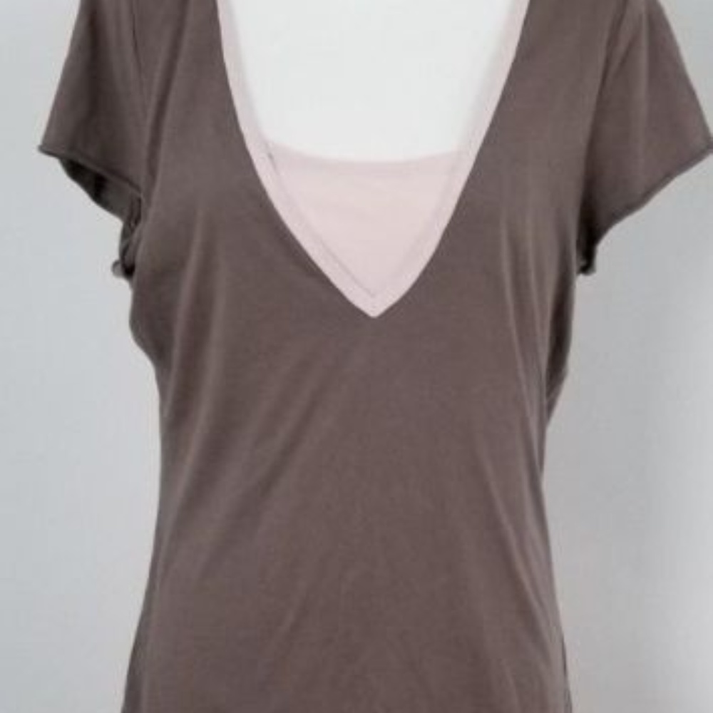 Athleta Womens Short Sleeves Shirt Size XL